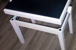 Banco de piano, ajustable en altura, muy buen estado - Imagen