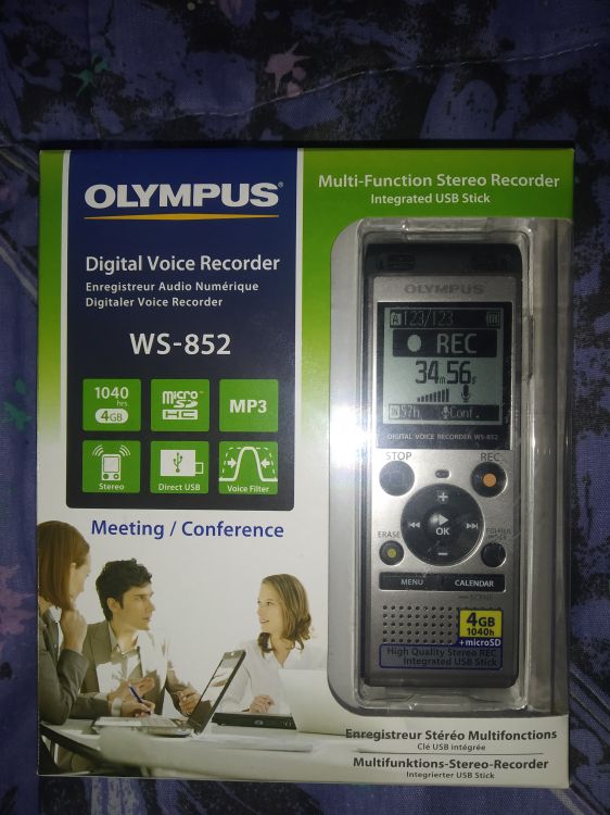 Grabadora audio digital Olympus WS-852 - Imagen por defecto