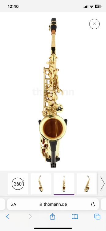 Vendo saxofón algo thomann TAS-180 - Imagen por defecto