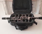 Clarinetto in vendita presso La Buffet Vintage con custodia.
 - Immagine