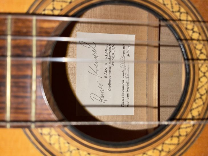 Rainer Krempel Meistergitarre - Image2