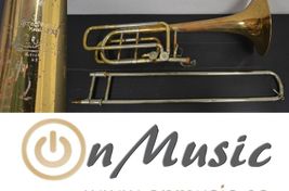 Trombon Bajo Bach Stradivarius 50BLG en buen estad - Imagen