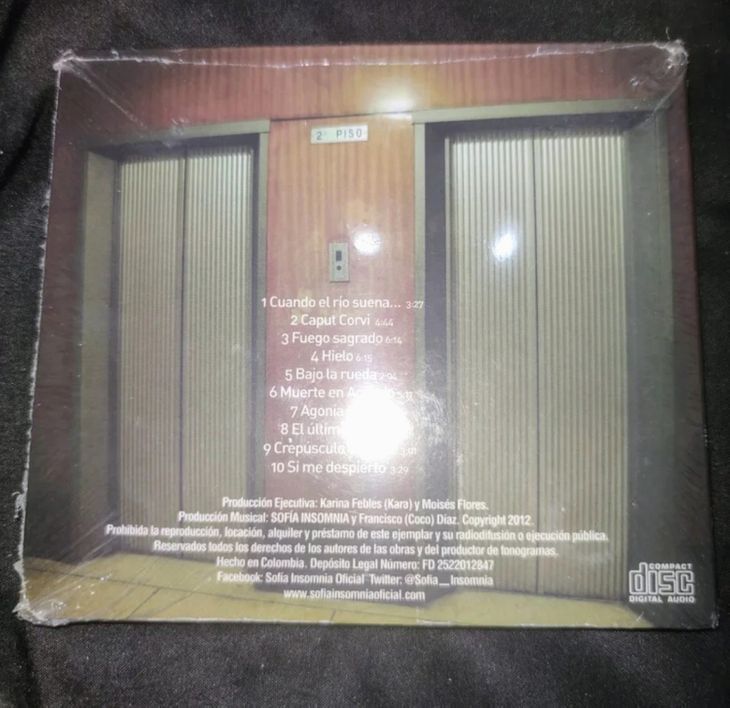 Sofia Insomnia Breve Casi Eterno CD Post-Punk - Imagen5