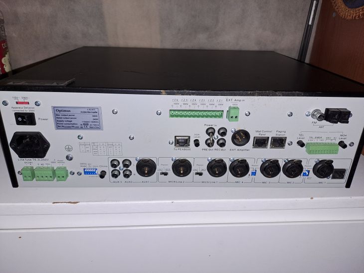 Amplificador SIX ZONES OPTIMUS A 8240X - Bild2