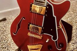 Guitarra D'Angelico Excel SS Viola semi-hueca - Image
