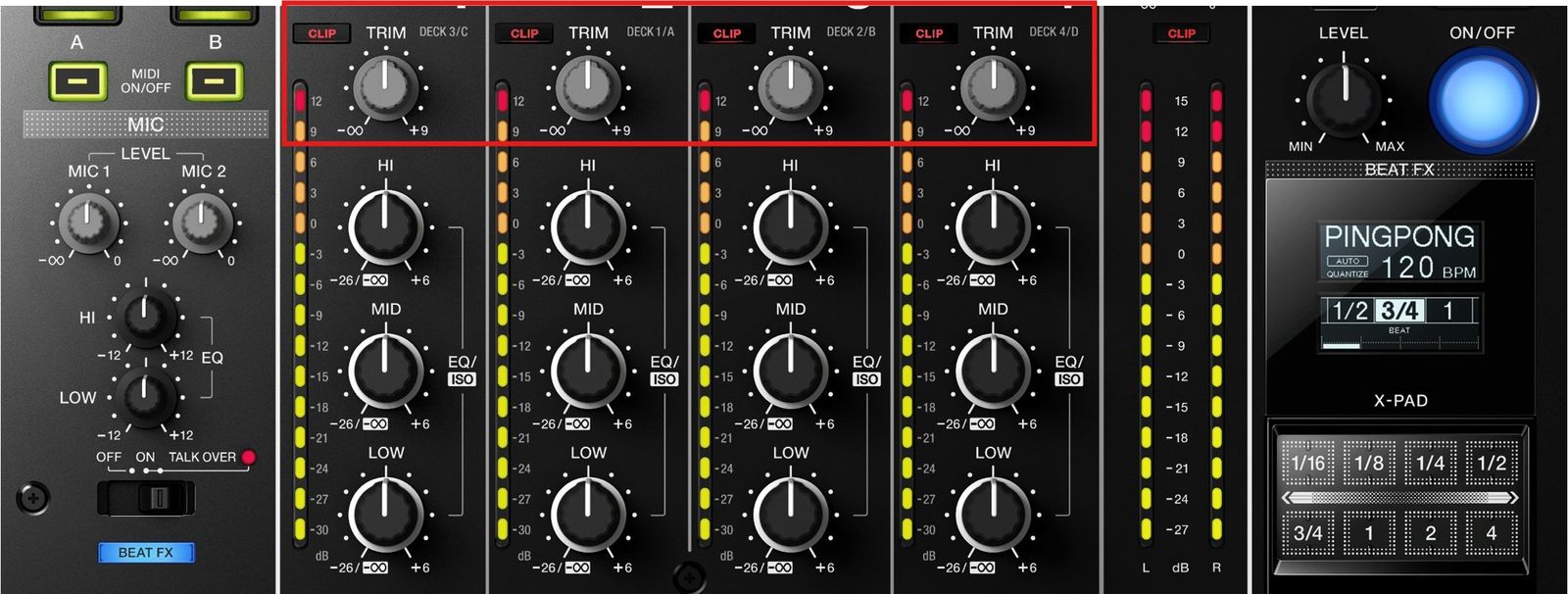 djm 900 nexus 2 trim clipping