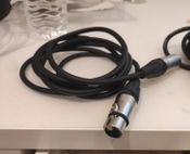Tres cables XLR - Image