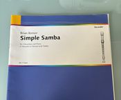 Samba sencilla - B. Bonsor, para 2 flautas dulces + piano
 - Imagen