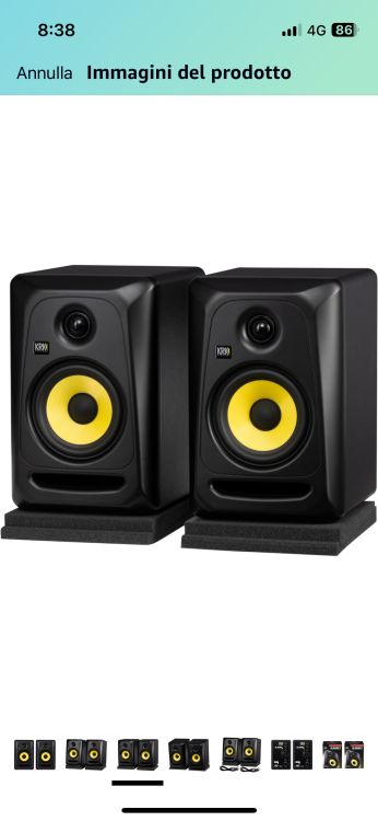 Coppia Monitor da studio KRK Classic 5 - Imagen3