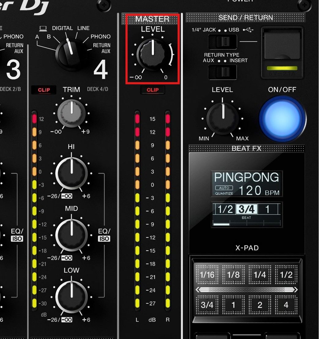 djm 900 nexus 2 master clipping