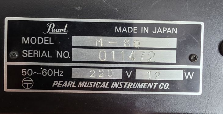 PEARL Portable Mixing Console Model M-80 Vintage - Imagen6