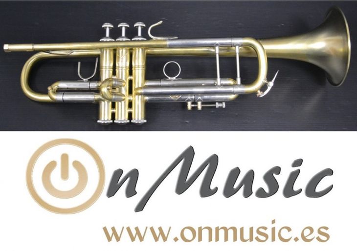 Trompeta Bach Stradivarius pabellón 37 RawBrass - Imagen por defecto