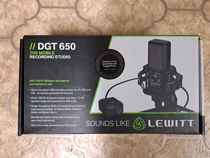 Lewitt DGT650 USB - Imagen por defecto