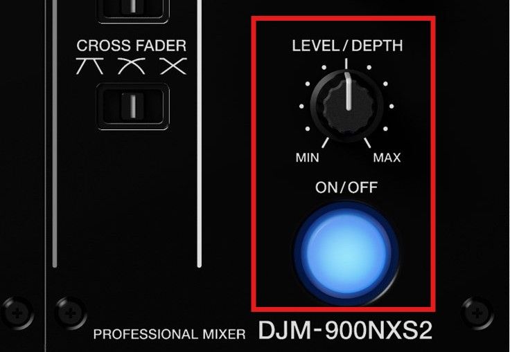 djm 900 nexus 2 level depth on off