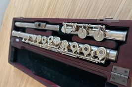 Querflöte Pearl flute Silber + goldenes Mundstück - Image