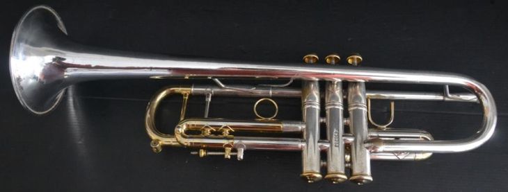 Trompeta Bach Stradivarius 72 tudel 43 plata y oro - Imagen2