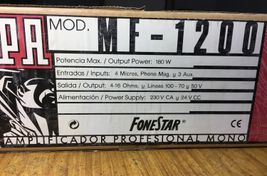 Amplificador mono Fonestar MF1200 - Image