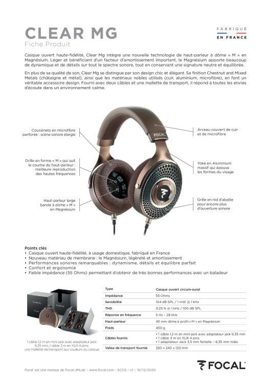 Focal Clear Mg - Casque Hi-Fi ouvert - Bild6