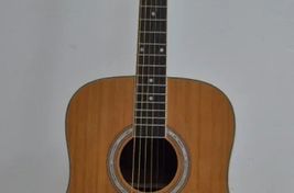 Guitarra Acústica Marrón amplificada - Imagen