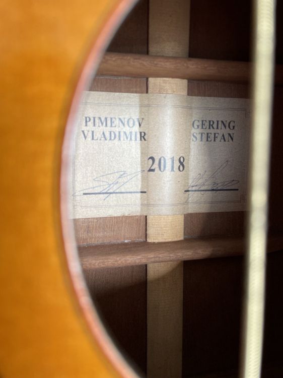 Guitarra acústica hecha a mano de Pimenov & Gering - Image3