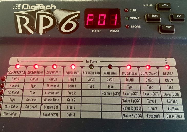 DIGITECH RP6 - Procesador para guitarras - Imagen3