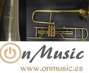 Lacquered Miraphone piston trombone
 - Image