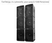 Système amplifiés sur 4 enceintes et 2 passives - Image