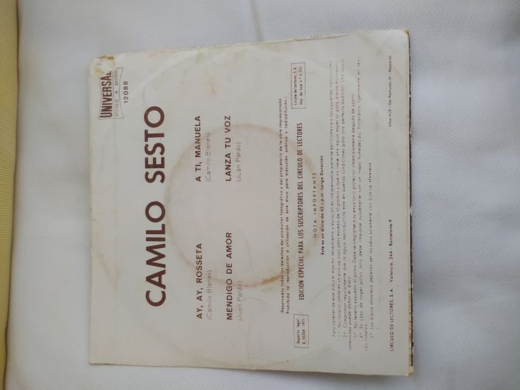 Vinilo Camilo Sesto - Bild2