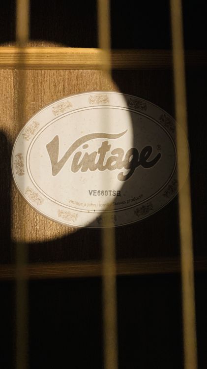 Guitarra Vintage Réplica de Gibson J160e Lennon - Immagine3
