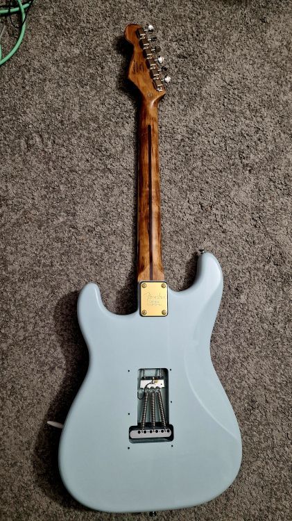 Squier Stratocaster blue vintage - Imagen4