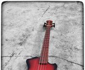 Short scale electric bass
 - Image