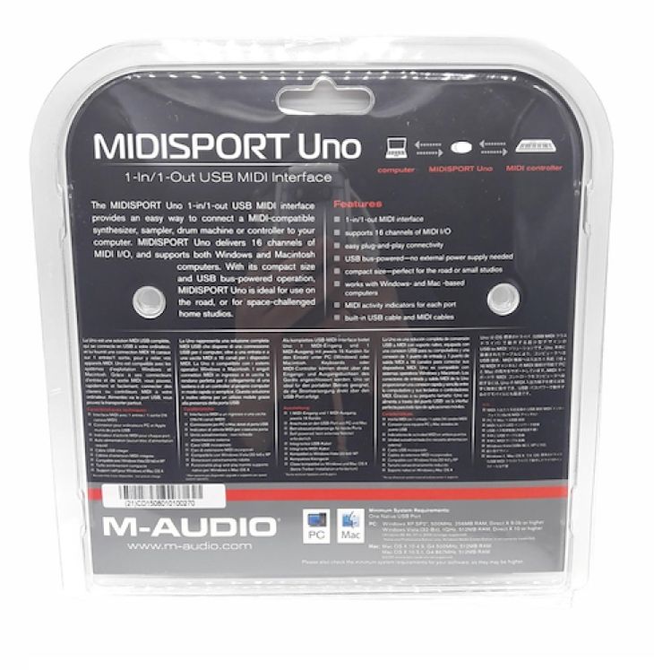 MIDISPORT UNO M-Audio - Imagen3