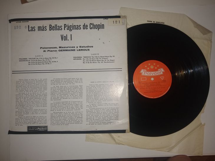 LP Las más bellas páginas de Chopin Vol I - Imagen2